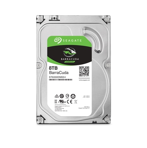 Seagate WWORLDWIDE DISTRIBUTION VALUE - PERSONAL STORAGE (PS) BarraCuda VAPS 3.5 8000 SA, ST8000DM004