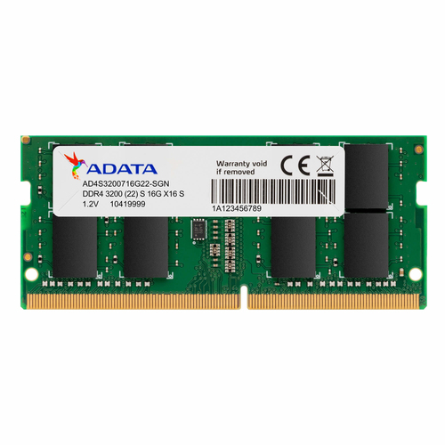 ADATA AD4S32008G22-BGN, 8 GB, 1 x 8 GB, DDR4, 3200 MHz, 260-pin SO-DIMM