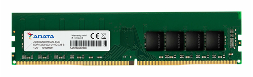 ADATA Premier , 16 GB, 1 x 16 GB, DDR4, 3200 MHz, 288-pin DIMM