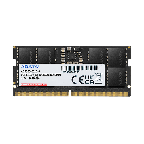 ADATA Premier , 16 GB, 1 x 16 GB, DDR5, 5600 MHz, 262-pin SO-DIMM