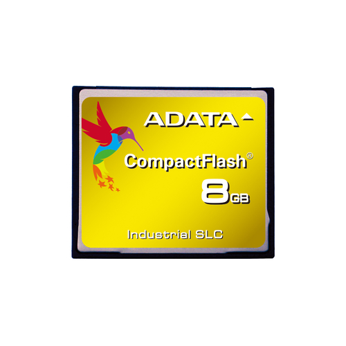 ADATA IPC17 SLC, 8 GB, CompactFlash, SLC, 45 MB/s, 25 MB/s, Multicolour