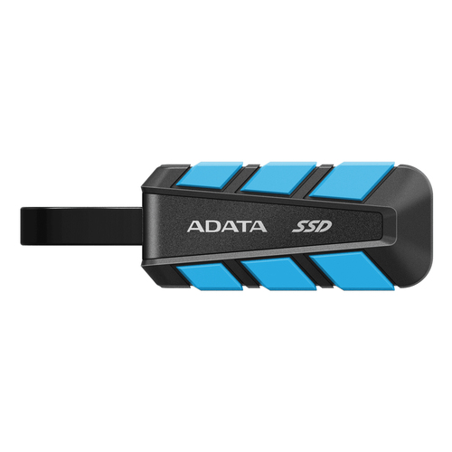 ADATA Externe SSD SC740 2TB Plug&Go blue 1050/1000 MIL.STD, 2 TB, USB Type-C, 3.2 Gen 2 (3.1 Gen 2), 1050 MB/s, 10 Gbit/s, Black, Blue