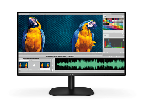 AOC B2 22B2HM2, 54,5 cm (21.4"), 1920 x 1080 pixels, Full HD, LED, 4 ms, Black