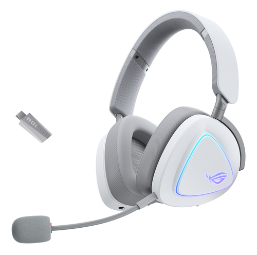 ASUS ROG Delta II, Wired & Wireless, 20 - 20000 Hz, Gaming, 318 g, Headset, White