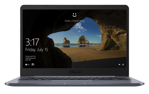 ASUS E406SA-QP2S-CB, Intel® Pentium®, 1,6 GHz, 35,6 cm (14"), 1366 x 768 pixels, 4 GB, 128 GB
