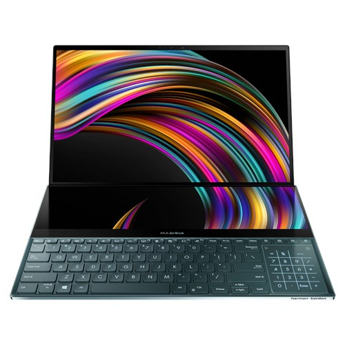 ASUS Zenbook Pro Duo UX581GV-XB74T, Intel® Core™ i7, 2,6 GHz, 39,6 cm (15.6"), 3840 x 2160 pixels, 16 GB, 1 TB
