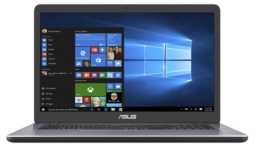 ASUS Vivobook 17 X705MA-QP2-CB, Intel® Pentium® Silver, 1,1 GHz, 43,9 cm (17.3"), 1920 x 1080 pixels, 4 GB, 1 TB