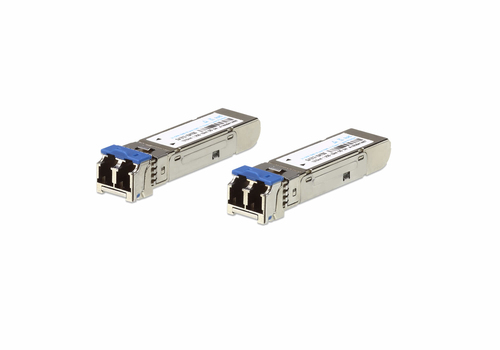 ATEN 2A-137G, Fiber optic, 1250 Mbit/s, SFP, 10000 m, 1310 nm, Black, Metallic