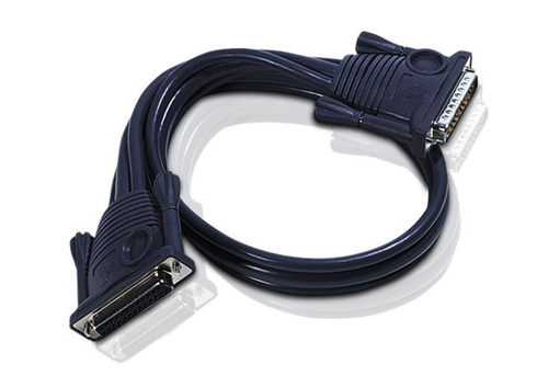 ATEN 2L1715, 15 m, Black, DB-25, DB-25, Male/Female, ACS1208A, ACS1216A, CS1708A, CS1716A, CL5708, CL5716, CL1008, CL1016, KH0116, KH1508, KH1516,...