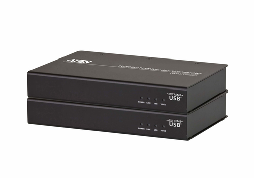 ATEN CE610A, Transmitter & receiver, Wired, 1920 x 1200 pixels, Metal, Link, Power, USB, Video, 40 Mbit/s
