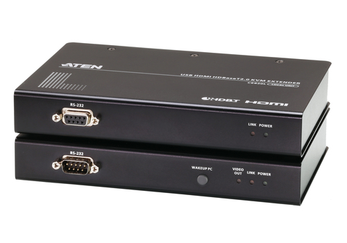 ATEN CE820, Transmitter & receiver, Wired, 150 m, Cat5e, Cat6, Cat6a, 4096 x 2160 pixels, Black