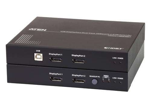 ATEN CE924, Transmitter & receiver, Wired, 4096 x 2160 pixels, Metal, DisplayPort, DisplayPort