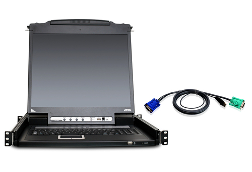 ATEN CL5716MUKIT, 43,2 cm (17"), 1280 x 1024 pixels, LCD, 5:4, VGA, USB, PS/2