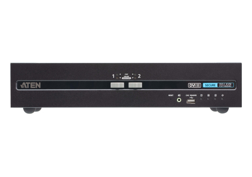ATEN CS1142D4C, 3840 x 2160 pixels, 4K Ultra HD, Rack mounting, Black
