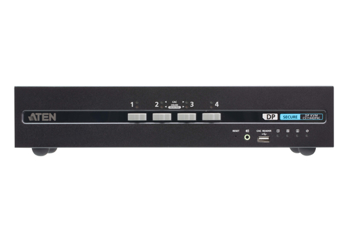 ATEN CS1144DP4C, 3840 x 2160 pixels, 4K Ultra HD, 13,9 W, Black