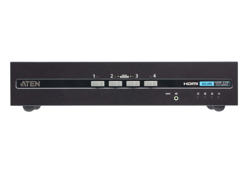ATEN CS1144H4, 3840 x 2160 pixels, 4K Ultra HD, 7,2 W, Black