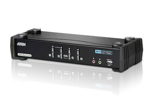 ATEN CS1784A-RT, 2560 x 1600 pixels, WQXGA, 5,91 W, Black