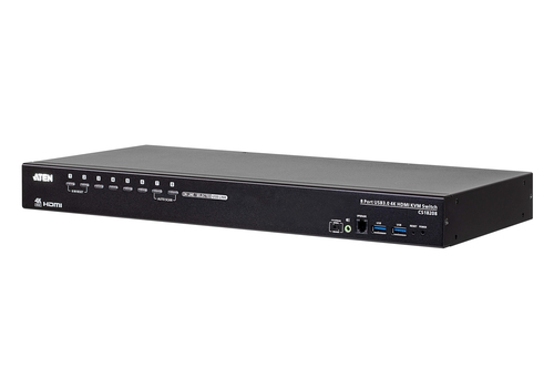 ATEN CS18208, 4096 x 2160 pixels, 4K Ultra HD, 9,77 W, Black