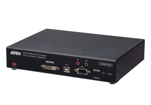 ATEN KE6900AiT, Transmitter, Wired, 1920 x 1200 pixels, Black, Metal, DVI-I