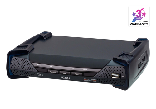 ATEN KE9950R, Receiver, Wired, 10000 m, Cat5e, 3840 x 2160 pixels, Black