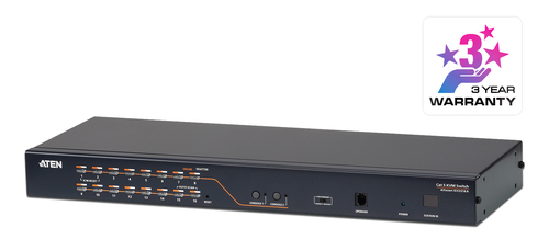 ATEN KH2516A, 1920 x 1200 pixels, Ethernet LAN, WUXGA, Black