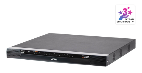 ATEN KN8032VB, 1920 x 1200 pixels, Ethernet LAN, WUXGA, 77,2 W, Black