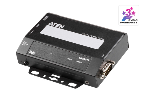 ATEN SN3001P, RS-232, 98 x 117 x 26 mm, 210 g, DC, 0 - 60 °C, -40 - 75 °C