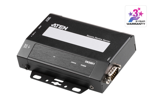 ATEN SN3001, RS-232, 98 x 117 x 26 mm, 200 g, 100-240 V, 50 - 60 Hz, 0 - 60 °C