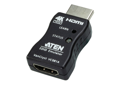 ATEN VC081A, 4096 x 2160 pixels, 3840 x 2160,4096 x 2160 pixels, Black, Plastic, HDMI, 1 pc(s)