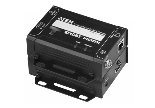 ATEN VE801, 3840 x 2160 pixels, AV transmitter & receiver, 70 m, Black, HDCP