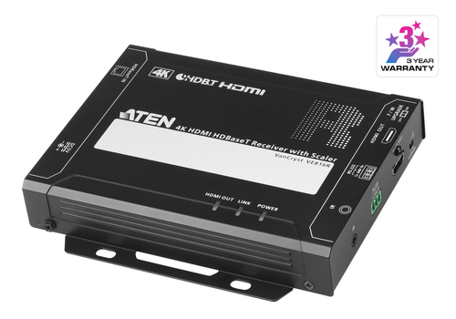 ATEN VE816R, 4096 x 2160 pixels, AV receiver, 150 m, Wired, 3D, HDCP