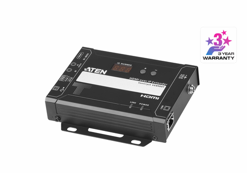 ATEN VE8900T, 3840 x 2160 pixels, AV transmitter, 100 m, Wired, Black, HDCP