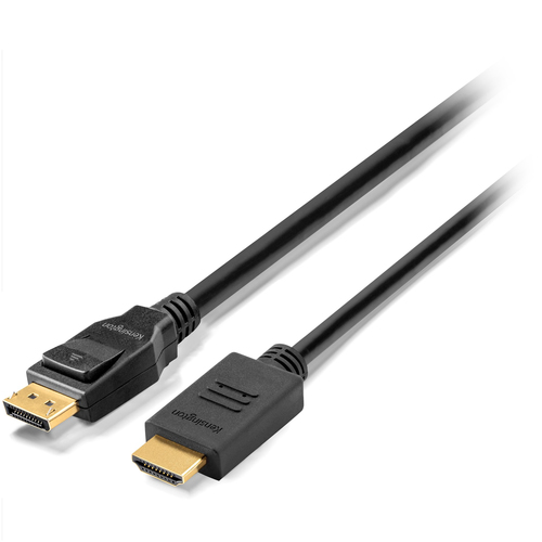 Kensington K33025WW, 1,8 m, DisplayPort, HDMI, Male, Male, Straight