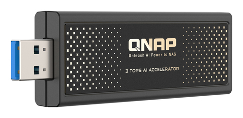 QNAP QAI-U100, Rockchip RK1808, 1,6 GHz, USB 3.2 Gen 1, Black, 29 mm, 92,5 mm