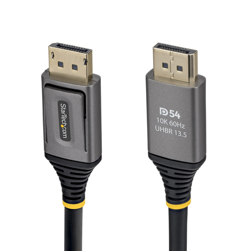 StarTech.com DP21V-50C-DP54-CABLE, 0,5 m, DisplayPort, DisplayPort, Male, Male, 15360 x 8640 pixels