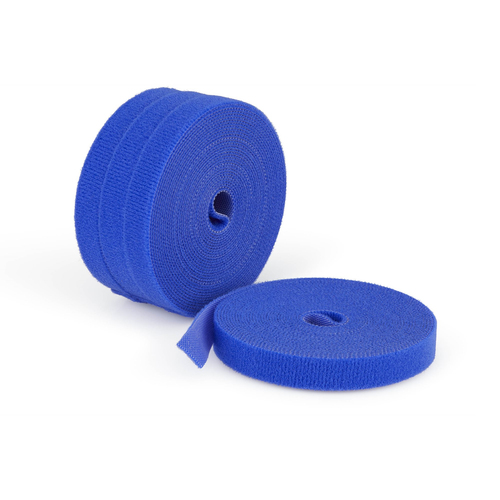 StarTech.com HKLP1505BL4PK, Hook & loop cable tie, Universal, Blue