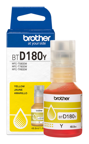 Brother BTD180YS, Original, Yellow, Brother, MFC-T580DW, MFC-T780DW, MFC-T980DW, 5000 pages, 1 pc(s)