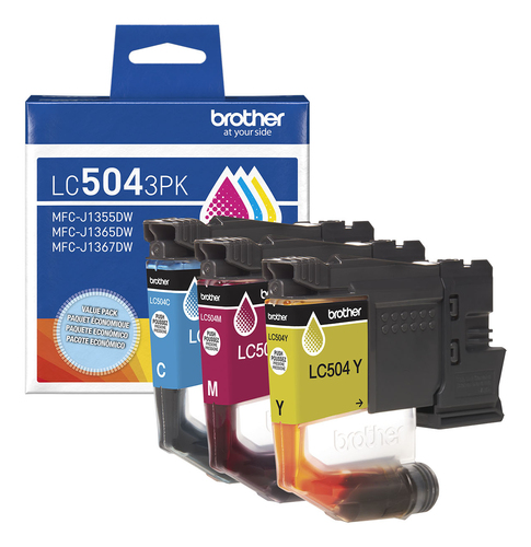 Brother LC5043PKS, Standard Yield, Cyan, Magenta, Yellow, 3 pc(s), 500 pages, Value pack