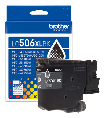 Brother LC506XLBKS, High (XL) Yield, Black, 1 pc(s), 2500 pages, Single pack