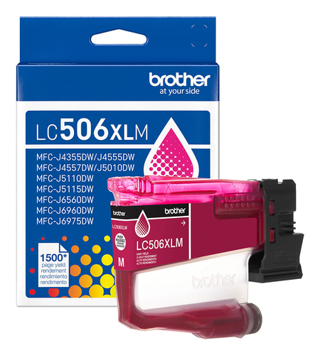 Brother LC506XLMS, High (L) Yield, Magenta, 1 pc(s), 1500 pages, Single pack