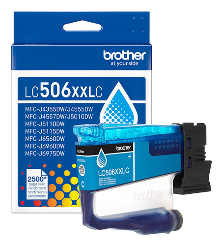 Brother LC506XXLCS, Extra (Super) High Yield, Cyan, 1 pc(s), 2500 pages, Single pack