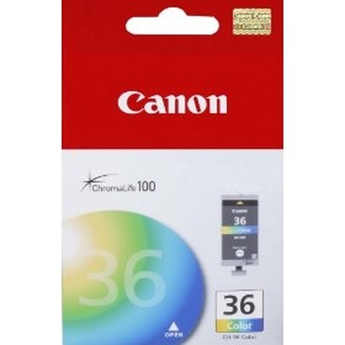 Canon CLI-36 Colored Ink Cartridge, Cyan, Magenta, Yellow, Dye-based ink, 12 ml, 1 pc(s), Single pack