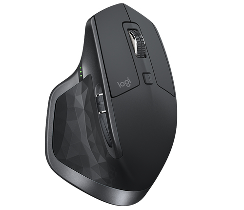 Logitech MX Master 2S, Right-hand, Laser, RF Wireless + Bluetooth, 4000 DPI, Graphite