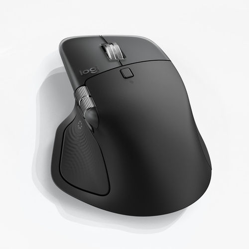 Logitech MX Master 4, Right-hand, Laser, RF Wireless + Bluetooth, 8000 DPI, Black