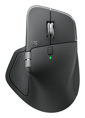 Logitech MX Master 4 for Business, Right-hand, Laser, RF Wireless + Bluetooth, 8000 DPI, Graphite