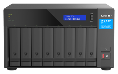 QNAP TVS-h874, NAS, Tower, Intel® Core™ i9, 64 GB, DDR4, 0 TB