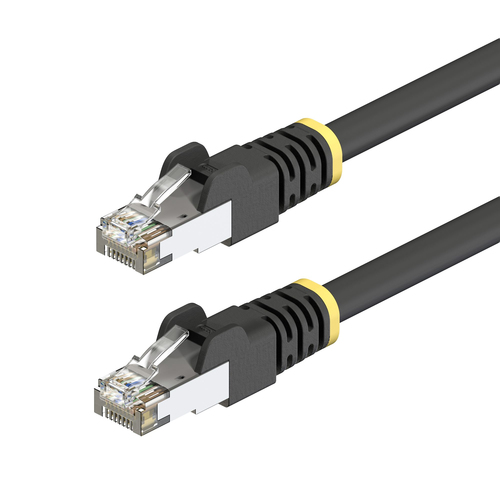StarTech.com C6APATCHUV14FTBK, 4,3 m, Cat6a, S/FTP (S-STP), RJ-45, RJ-45, Black