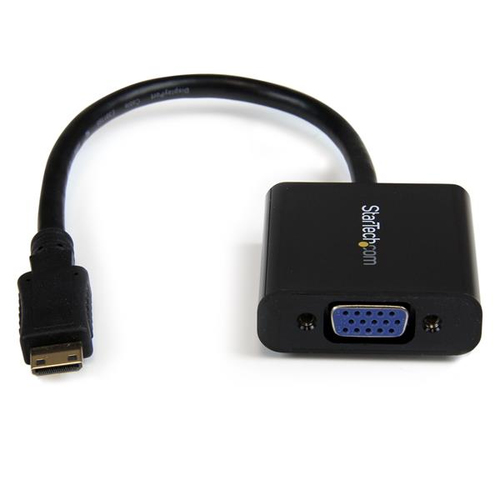 StarTech.com MNHD2VGAE2, 0,203 m, 1920 x 1080 pixels, 1080p, Black, Active video converter, 0 - 60 °C