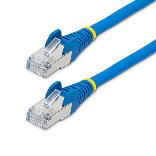 StarTech.com NLBL-4F-CAT6A-PATCH, 1,2 m, Cat6a, S/FTP (S-STP), RJ-45, RJ-45, Blue