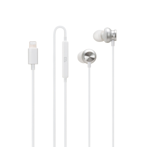 Targus iStore Lightning, Wired, Calls/Music, Headset, White, Silver